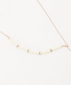 ANY SIS パール調ラリエット ネックレス