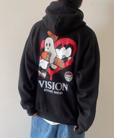 WEGO VISIONゴーストグラフィックプルパーカー