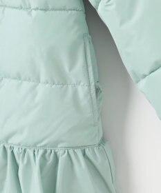 ANY KIDS 【洗濯機OK】中綿リボンコート