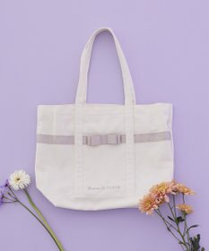 Maison de FLEUR マルチポケット帆布トートMバッグ