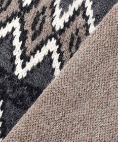 23区 【洗える】ジャガード クルーネック ニット