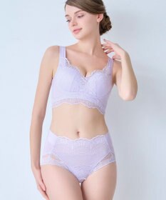 BRADELIS New York 【BRADELIS Me / ノンワイヤー・バストアップ】レーシィオールインワンブラ 日中も就寝時も快適に補正するブラ