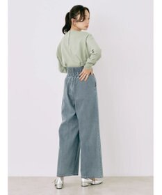 earth music&ecology フロントジップデニムパンツ