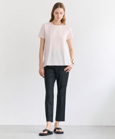 BEIGE， BROIS / コットンストレッチシャツテールTシャツ