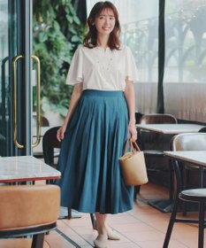 Tiaclasse L 【おのののかさん着用】ランダムタックロングスカート