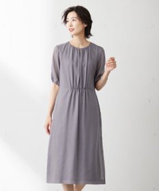 J.PRESS LADIES L 【WEB限定カラーあり・洗える】 ブライトスパンボイル ワンピース