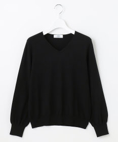 J.PRESS LADIES 【洗える】PRINCE Vネック ニット