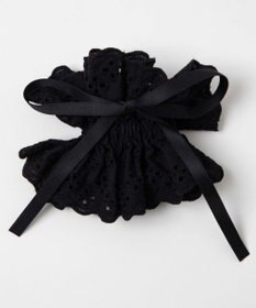 WEGO Lリボン付きレースシュシュ