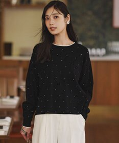 23区 L 【WEB＆一部店舗限定カラーあり/滝沢眞規子さん着用】クリスタルホットフィット ニット