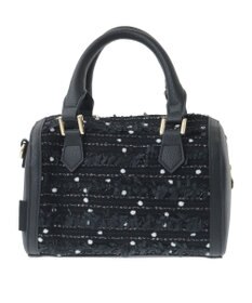 Maison de FLEUR LINTONツイード2Wayミニボストンバッグ