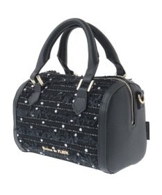 Maison de FLEUR LINTONツイード2Wayミニボストンバッグ