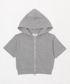 WEGO 【セットアップ対応】半袖ショートZIPパーカー