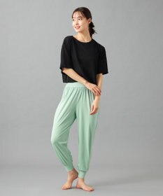 Chacott Chacott BALANCE シアーリブバックシャンTシャツ