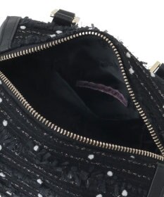 Maison de FLEUR LINTONツイード2Wayミニボストンバッグ