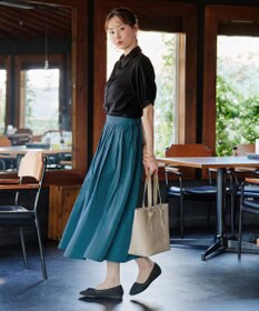 Tiaclasse L 【おのののかさん着用】ランダムタックロングスカート