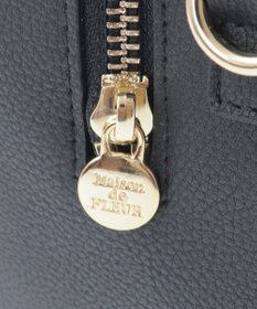 Maison de FLEUR LINTONツイード2Wayミニボストンバッグ