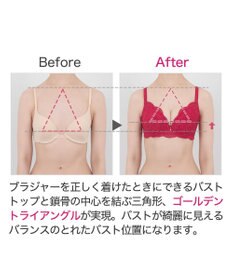 BRADELIS New York 【BRADELIS New York/ 育乳ブラ・STEP2 寄せる】ベルステップ2ブラ24A2 補正ブラ 谷間を作るブラジャー CA124309