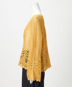 23区 【GOLD LABEL】コットンレーシー ニット