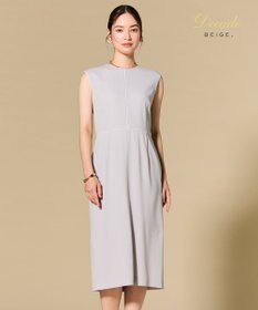 BEIGE， 【セットアップ対応】CINDY / クルーネックドレス