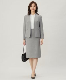 J.PRESS LADIES 【セットアップ対応】BAHARIYE2 ノーカラー ジャケット