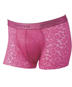 WACOAL MEN ボクサーパンツ【レースボクサー】フロント快適グラマラス 通気性 フリーなカッティング(裾部分) 前閉じ レース 下着 GT3341 /ブロス バイ ワコールメン