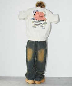 WEGO 【ユニセックス着用ITEM/MLサイズ展開/裏起毛】別注BENDAVISプランプロゴプルオーバー