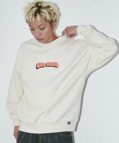 WEGO 【ユニセックス着用ITEM/MLサイズ展開/裏起毛】別注BENDAVISプランプロゴプルオーバー