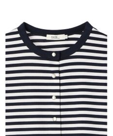 earth music&ecology パールスナップボタンカーディガン