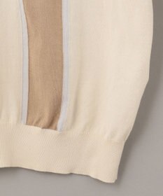 GOTAIRIKU ニットポロ_ストライプ