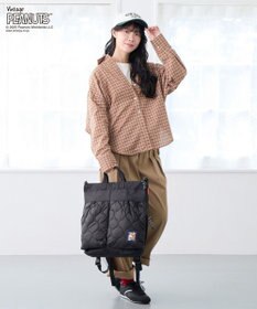 ROOTOTE 8457【スヌーピー】IP.セオルー.パフ.ピーナッツ-0R