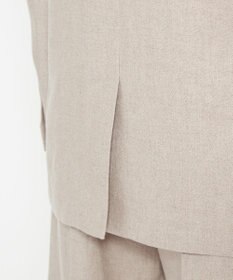 uncrave ヘリンボーン リネン ジャケット（uncrave WHITE）