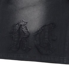 WEGO ツイルブラスト加工ワイドショートパンツ