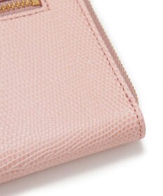 TOPKAPI 【TOPKAPI】イタリアンレザー リザード型押し Lファスナー長財布マチ付き LUCIA ルチア