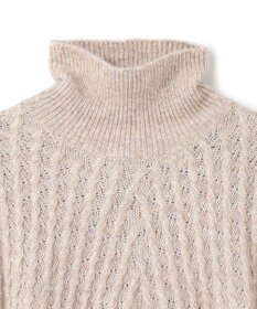 JOSEPH ファジーケーブル　ハイネックニット