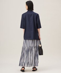 自由区 S 【洗える】ハーフスリーブ ジャケット