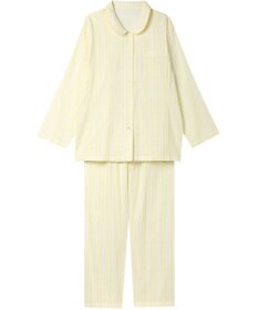 Wing パジャマ 長袖 長ズボン 綿100%(本体) 二重ガーゼ レディース EP8070 ウイング／ワコール