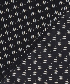 J.PRESS LADIES 【洗える】ポリエステルスエード変形ドットプリント ブラウス