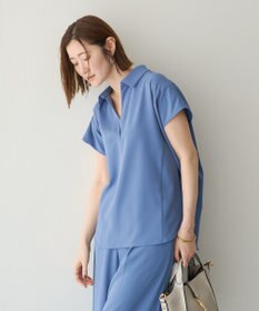 YECCA VECCA 【接触冷感】COOLスキッパーブラウス