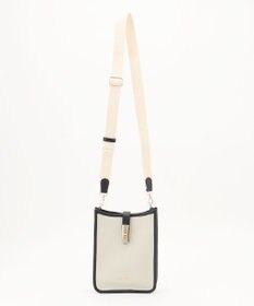 LA BAGAGERIE スクエアレザーミニショルダーバッグ