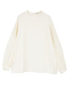 Green Parks Ｏ．袖プリーツブラウス