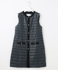 自由区 【洗える】ライトダウン ジレ