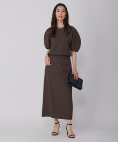 ICB 【WEB限定カラーあり・洗える】 FluidBackSatin スカート