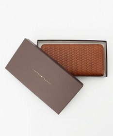 JOSEPH ABBOUD 【長財布】カウレザー エンボスメッシュ
