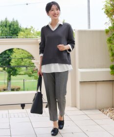 Tiaclasse L シャツドッキングニット