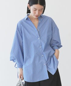 AMERICAN HOLIC 【WEB限定】イージーケアバックギャザーリボンシャツ