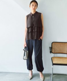 組曲 L ポリエステルレーヨンツイル パンツ