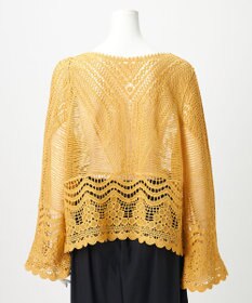 23区 【GOLD LABEL】コットンレーシー ニット