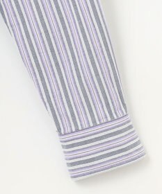 JOSEPH ABBOUD 【キングサイズ・オーガニックコットン使用】 オーガニックコードストライプ シャツ