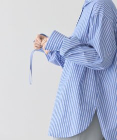 AMERICAN HOLIC 【WEB限定】イージーケアバックギャザーリボンシャツ