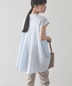 AMERICAN HOLIC 【予約】【接触冷感】フレンチスリーブフレアスキッパーブラウス